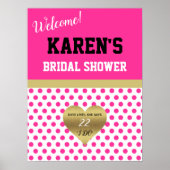 Liebe Lingerie Personal Dusche Countdown Party Poster (Vorne)