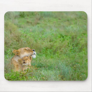 Liebe Lioness & Baby Mousepad