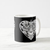 Liebe Lioness Locket (silber) Kaffeetasse