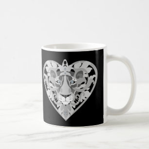 Liebe Lioness Locket (silber) Kaffeetasse