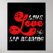Liebe Lip Lesen Hörverlust Bewusstsein Poster (Vorne)