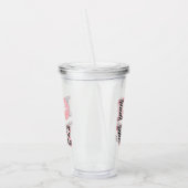 Liebe-Lippen Acryltrinkbecher (Links)