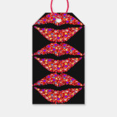 Liebe Lippen Geschenketiketten Geschenkanhänger (Vorderseite)