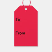 Liebe Lippen Geschenketiketten Geschenkanhänger (Rückseite)