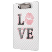 Liebe Lippen Klemmbrett (Links)