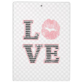 Liebe Lippen Klemmbrett (Rückseite)