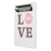 Liebe-Lippen Mini Klemmbrett (Gewinkelt2)