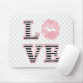 Liebe-Lippen Mousepad (Mit Mouse)