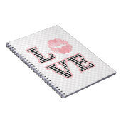 Liebe Lippen Notizblock (Rechte Seite)