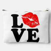 Liebe Lippen Zubehörtasche (Rückseite)