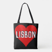 Liebe Lissabon, Portugal Tasche (Rückseite)