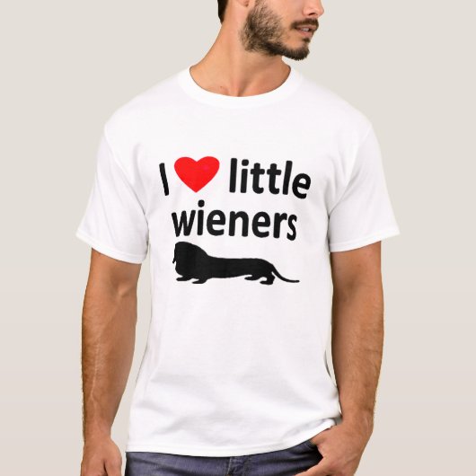 Liebe LITTLE DACKELN T-SHIRT (Vorderseite)