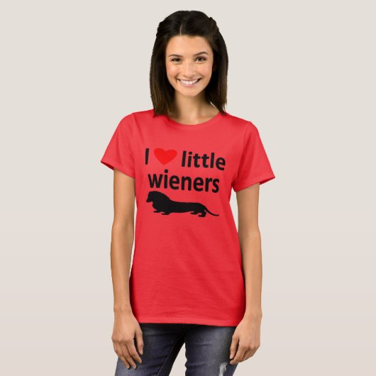 LIEBE LITTLE DACKELN T-SHIRT (Vorne ganz)