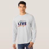 Liebe Live Lagh Sweatshirt - Inspiration und Coz T-Shirt (Vorne ganz)