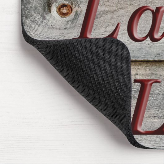 Liebe Live-Laugh am Rande einer Scheune Mousepad (Ecke)