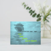 Liebe live Postkarte (Stehend Vorderseite)