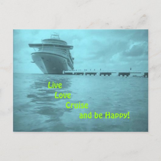 Liebe live Postkarte (Vorderseite)