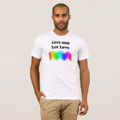 Liebe live und Gelassen T-Shirt (Vorne ganz)