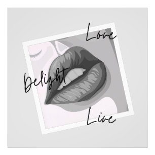 Liebe Livemusik Fotodruck