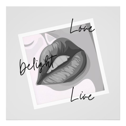 Liebe Livemusik Fotodruck (Vorne)