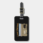 Liebe Llamas - Die besten Freunde Gepäckanhänger (Vorderseite vertikal)