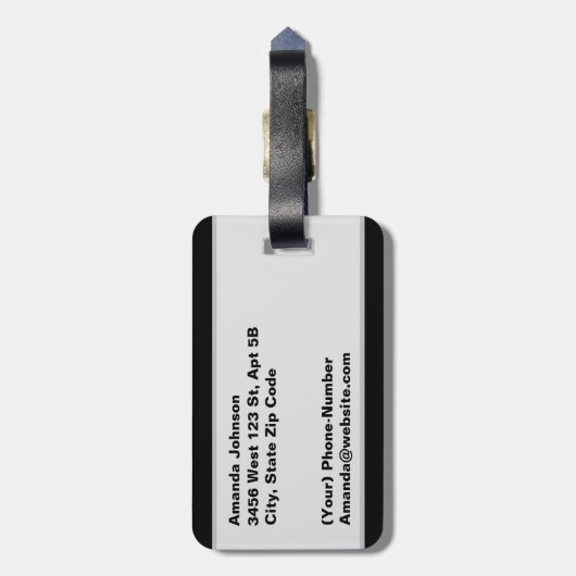 Liebe Llamas - Die besten Freunde Gepäckanhänger (Rückseite vertikal)