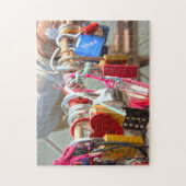 Liebe Locks Brooklyn Bridge New York. Puzzle (Vertikal)