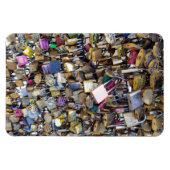 Liebe Locks Foto Magnet (Horizontal)