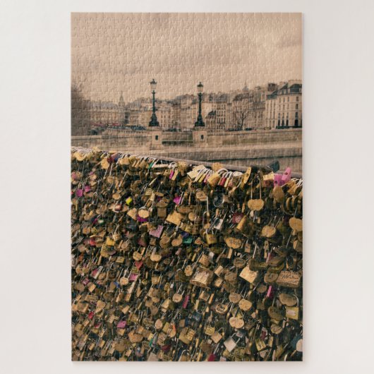 Liebe Locks Paris Puzzle (Vertikal)