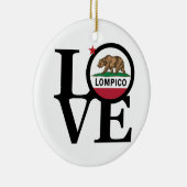 LIEBE Lompico Keramik Ornament (Rechts)