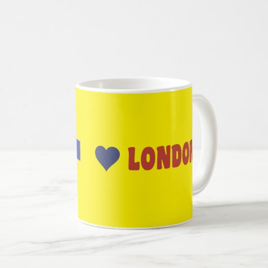 Liebe London Kaffeetasse (VorderseiteRechts)