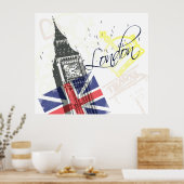 Liebe London Poster (Küche)