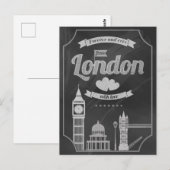 liebe London  Postkarte (Vorne/Hinten)