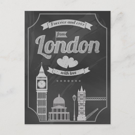 liebe London  Postkarte (Vorderseite)