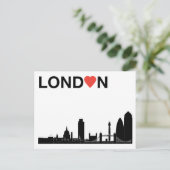 Liebe London Postkarte (Stehend Vorderseite)