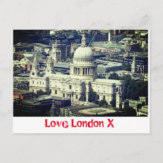Liebe London X - St. Paul's Cathedral Postkarte (Vorderseite)