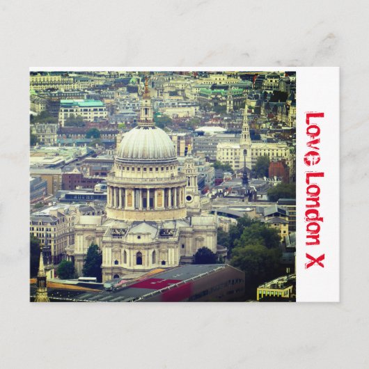 Liebe London X - St. Paul's Cathedral Postkarte (Vorderseite)