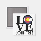 LIEBE Lone Tree Colorado Magnet (Vorderseite/Rückseite)