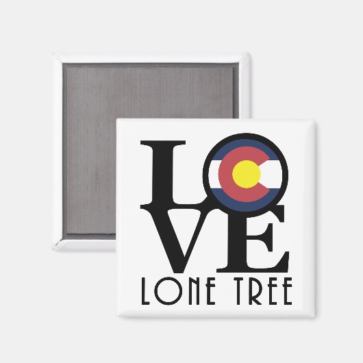 LIEBE Lone Tree Colorado Magnet (Vorderseite/Rückseite)
