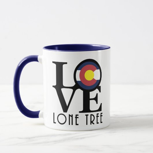 LIEBE Lone Tree Colorado Tasse (Links)
