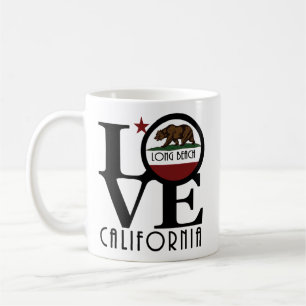 LIEBE Long Beach CA 11oz Zwei-Tonen-Kaffee-Tasse Kaffeetasse