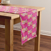 LIEBE Long Table Runner Großer Tischläufer (Beispiel)