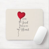 Liebe Lord & Heart Balloon Mousepad (Mit Mouse)