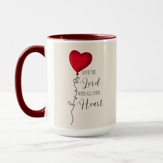 Liebe Lord & Heart Balloon Tasse (Links)