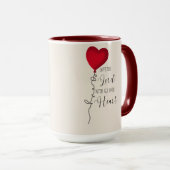 Liebe Lord & Heart Balloon Tasse (VorderseiteRechts)