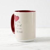 Liebe Lord & Heart Balloon Tasse (Vorderseite Links)