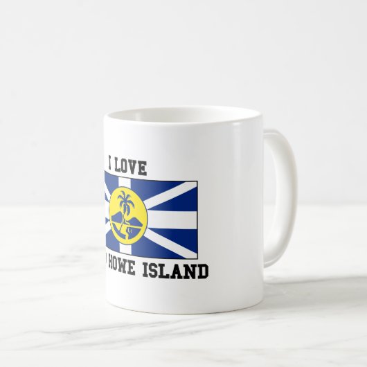 Liebe Lord Howe Island Kaffeetasse (VorderseiteRechts)