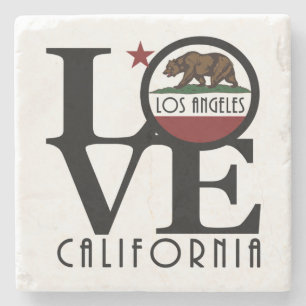 LIEBE Los Angeles Kalifornien Steinuntersetzer