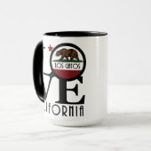 LIEBE Los Gatos 15oz Tasse (Vorderseite Links)