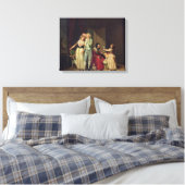 Liebe löscht sie aus, oder die Philosophin. Leinwanddruck (Insitu (Schlafzimmer))